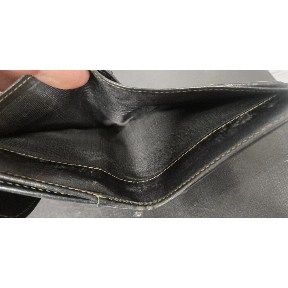 Fendi Bifold Vintage Wallet Brown Leather Canvas Zucca Made in Italy